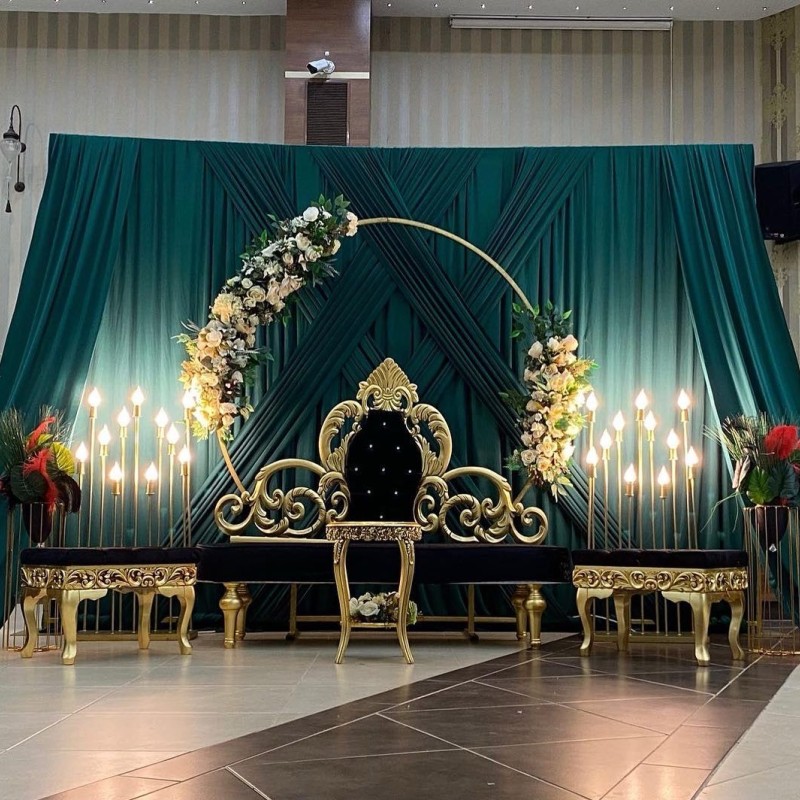 Yeşil Farbella Perde - 300x400 CM