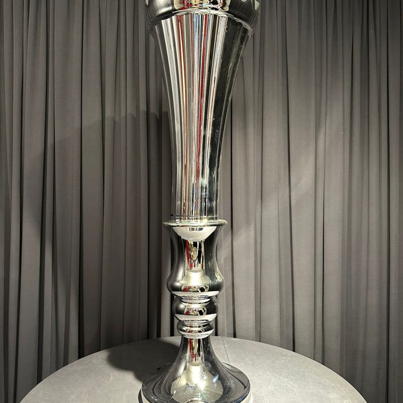 Gümüş Çırağan Vazo 80 Cm