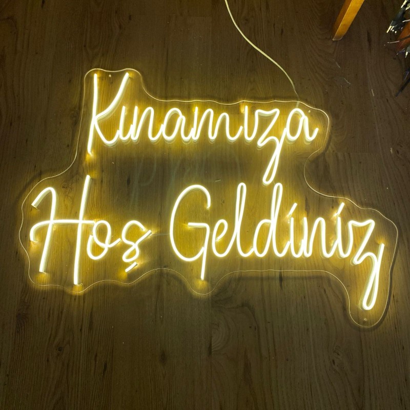 Kınamıza Hoş Geldiniz - 70x70 CM