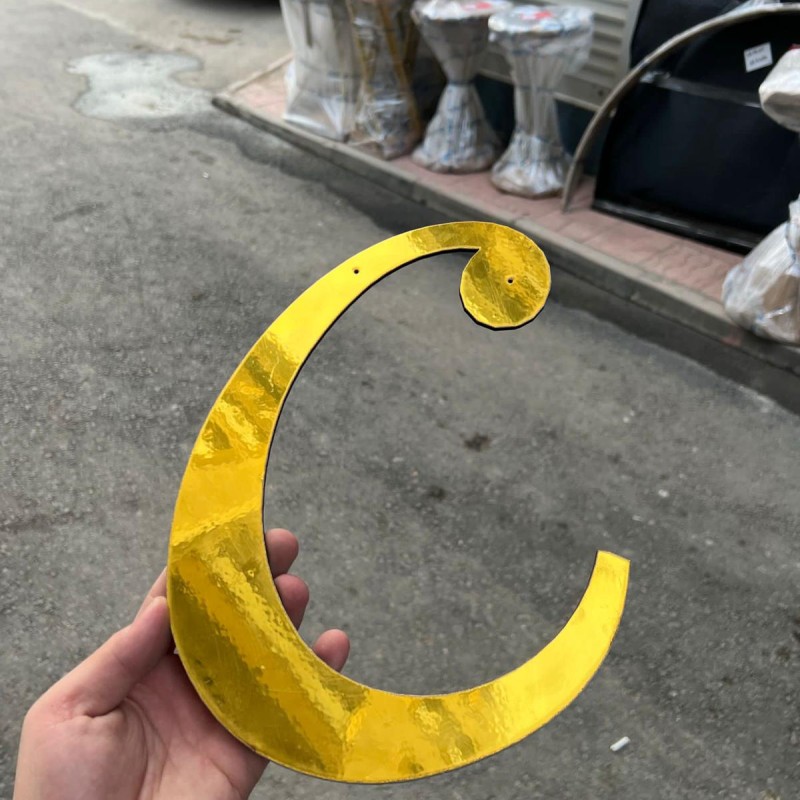 Ahşap Gold Harf Seti