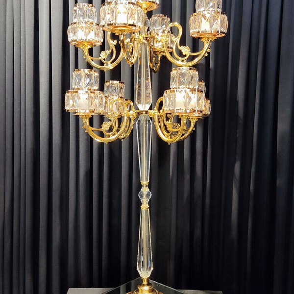 KRİSTAL ŞAMDAN K LUX DOKUZ KOL KRİSTAL ŞAMDAN K LUX DOKUZ KOL