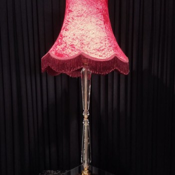 Abajur Şamdan Kırmızı Midi Abajur Şamdan Kırmızı Midi