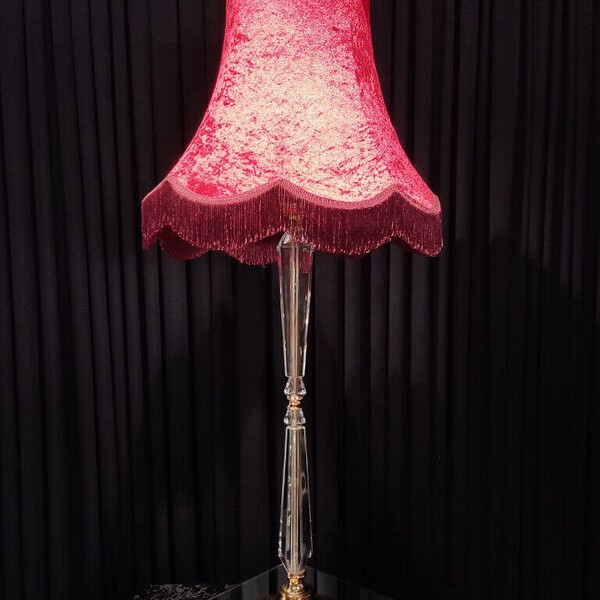 Abajur Şamdan Kırmızı Midi Abajur Şamdan Kırmızı Midi