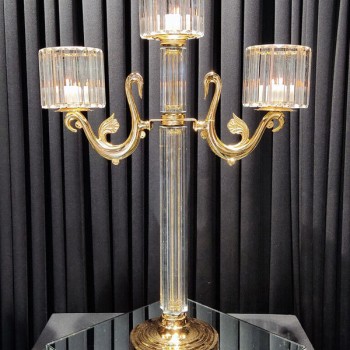 KRİSTAL ŞAMDAN C NOVA ÜÇ KOL KRİSTAL ŞAMDAN C NOVA ÜÇ KOL