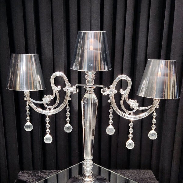 Abajur Şamdan Silver 3 Abajur Şamdan Silver 3