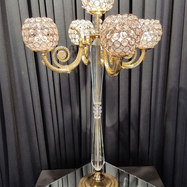 KRİSTAL ŞAMDAN SALKIM LUX BEŞ KOL KRİSTAL ŞAMDAN SALKIM LUX BEŞ KOL