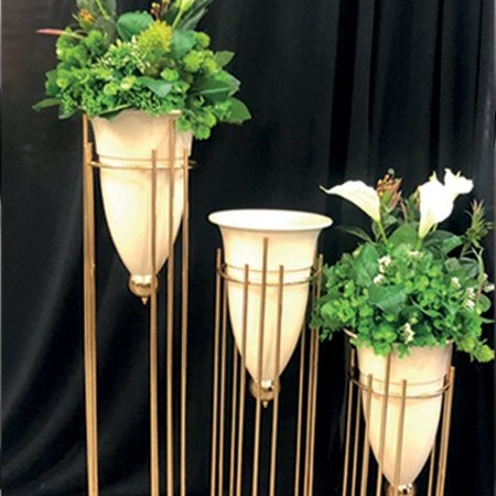 Lüx Tel Vazo 3'lü Lüx Tel Vazo 3'lü