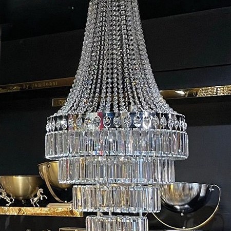 Kristal Dik Taşlı Avize Kristal Dik Taşlı Avize