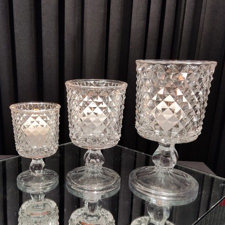 3'lü Kesme Lüx Mumluk 3'lü Kesme Lüx Mumluk