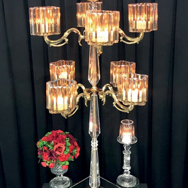 KRİSTAL ŞAMDAN C LUX DOKUZ KOL KRİSTAL ŞAMDAN C LUX DOKUZ KOL